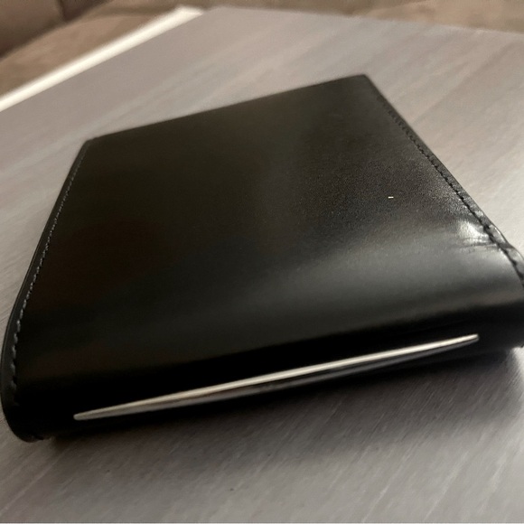 TUMI Double bifold black men’s wallet - Picture 3 of 13